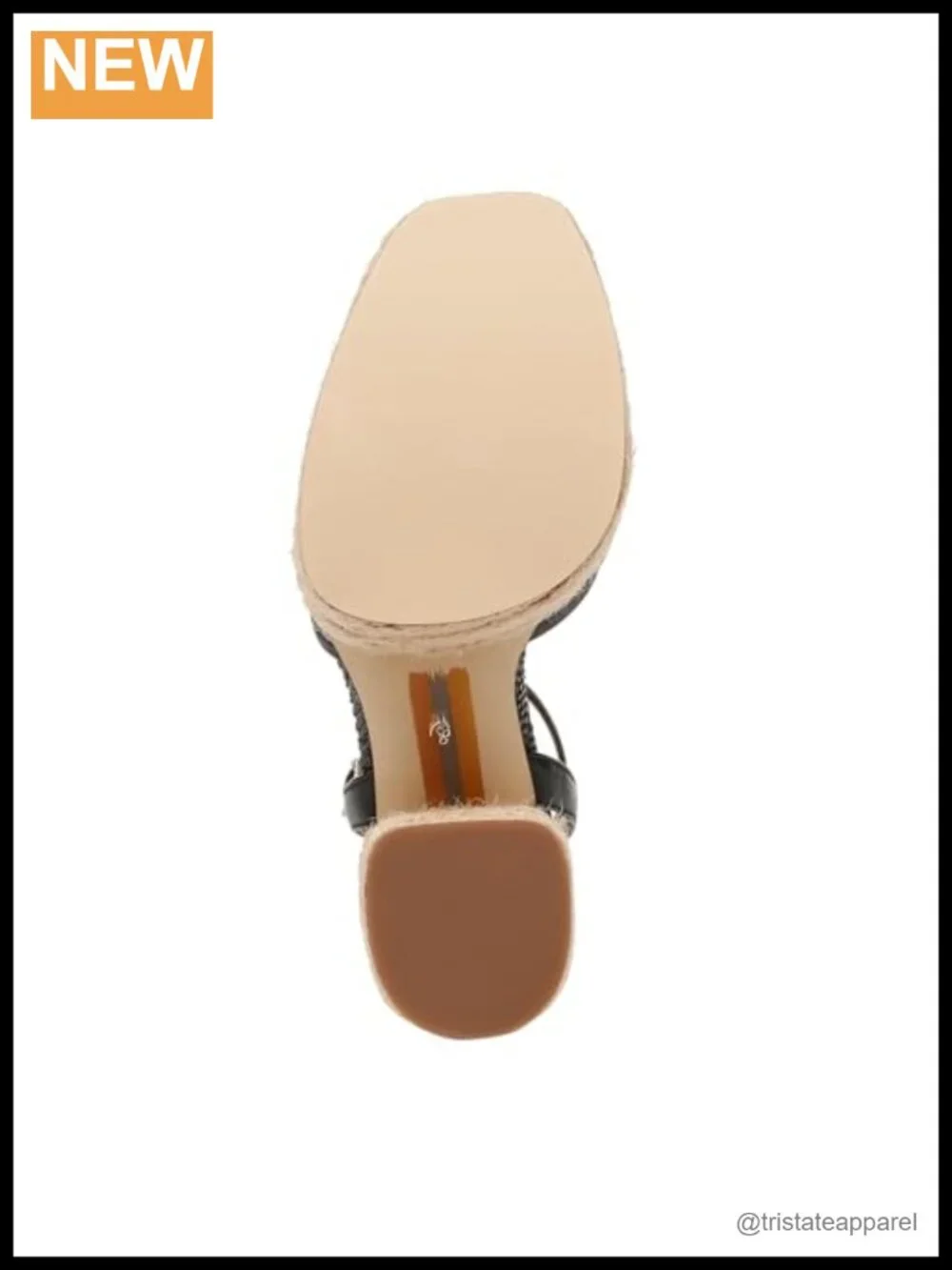 Platform Heeled Sandals Ankle Strap Buckle Leather